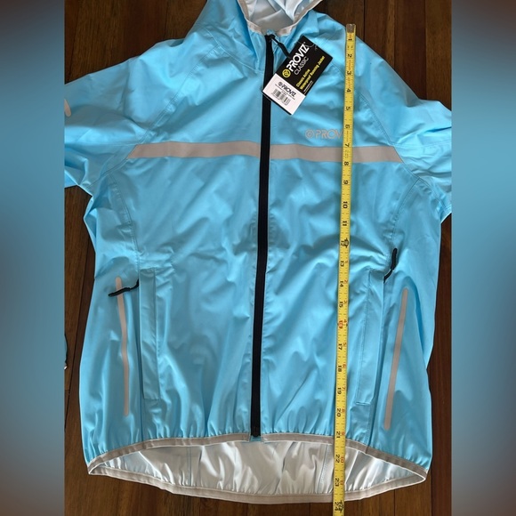 Proviz classic active waterproof running jacket light blue reflective - Picture 8 of 10